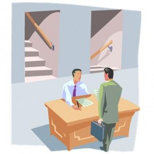 two men negotiating dos hombres negociando