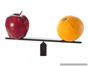 apple and orange balancing