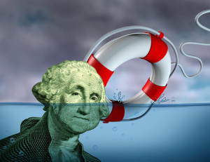 rescue drowning in debt