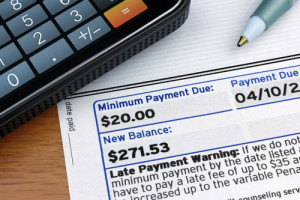 credit card debt minimum payment