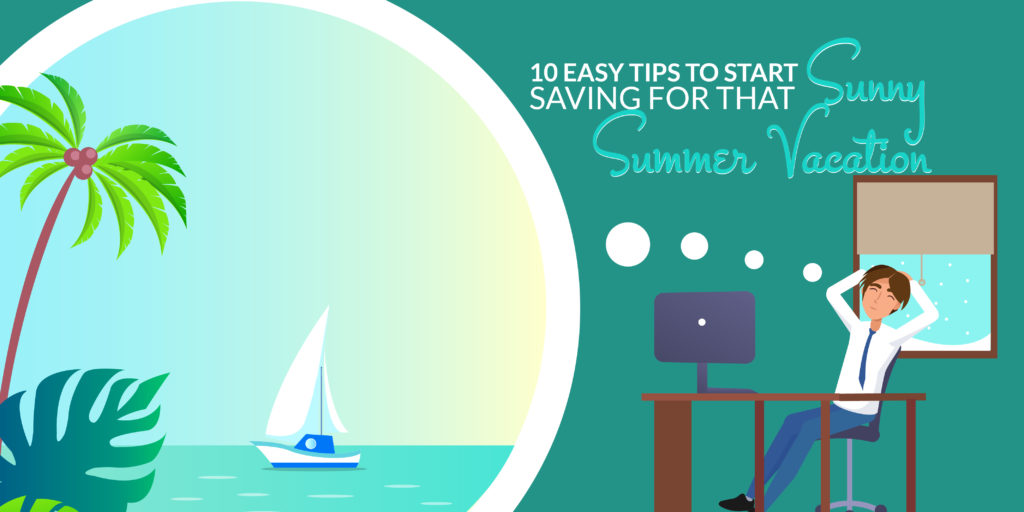 save on a summer vacation infographic