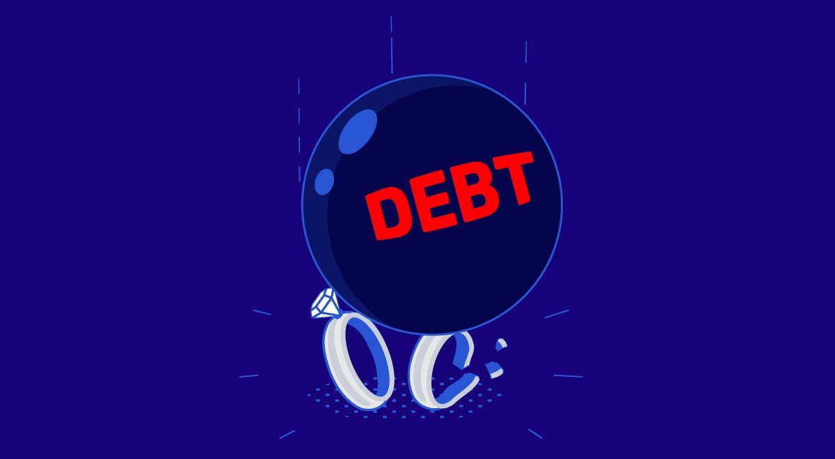 How can debt settlement help with divorce debt