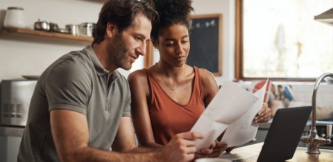 couple paying off debt while unemployed