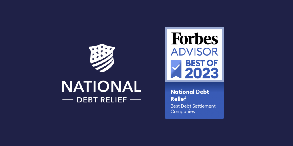 National Debt Relief and Forbes Logos